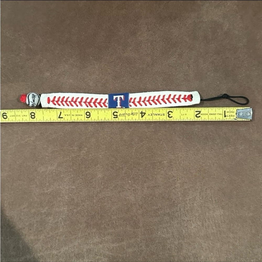 Texas Rangers Baseball Bracelet - Picture 3 of 5